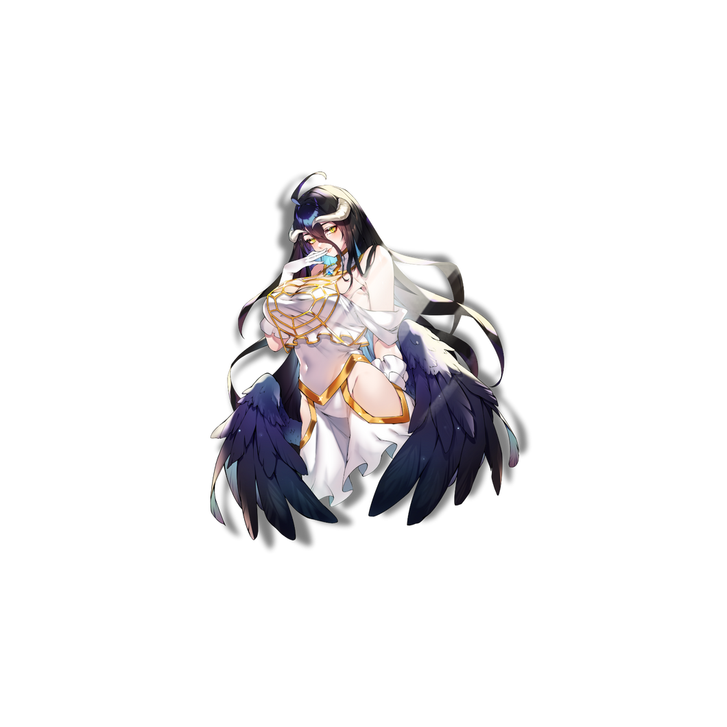 Albedo White Vinyl Sticker