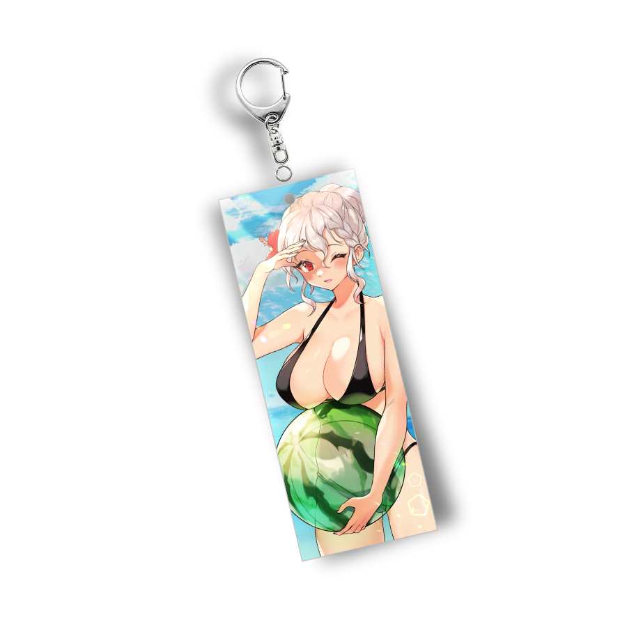 Beach Melon Keychain
