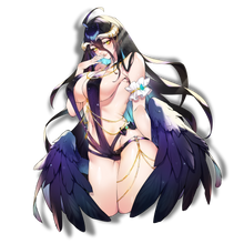 Bikini Albedo White Vinyl Sticker