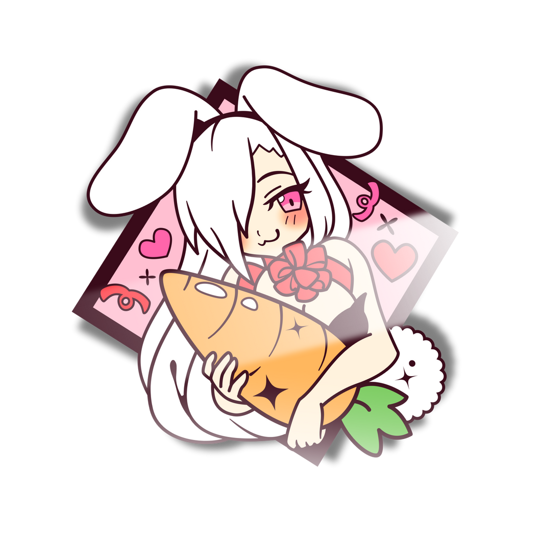 Usagi-Chan Carrot Mini Sticker